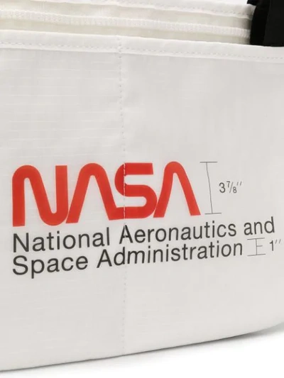 HERON PRESTON NASA SHOULDER BAG - 白色
