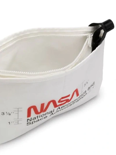 Shop Heron Preston Nasa Shoulder Bag In White