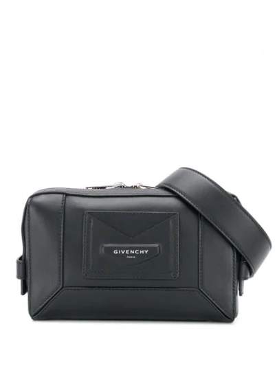 Shop Givenchy Logo Belt Bag In Black