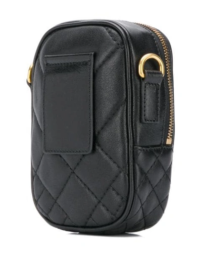 Shop Versace Mini Crossbody Bag In Black