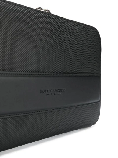 Shop Bottega Veneta Case Clutch Bag In Black