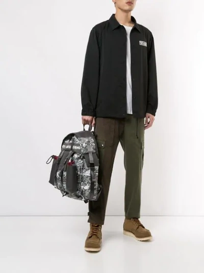 Shop White Mountaineering X Eastpak Pak'r Backpack In Grey