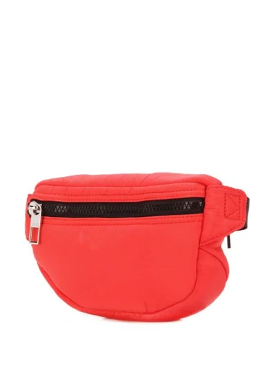 Shop Kenzo Tiger Embroidery Belt Bag In Red