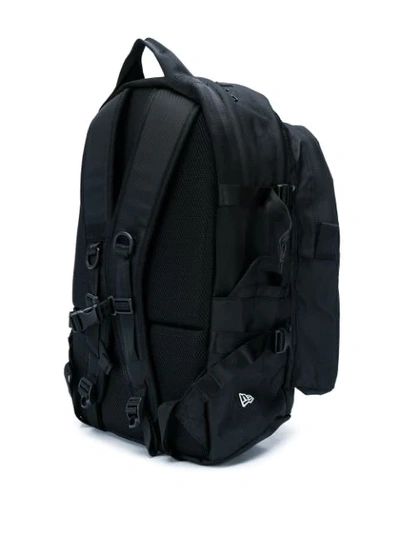 Shop Yohji Yamamoto Logo Patch Backpack In Black