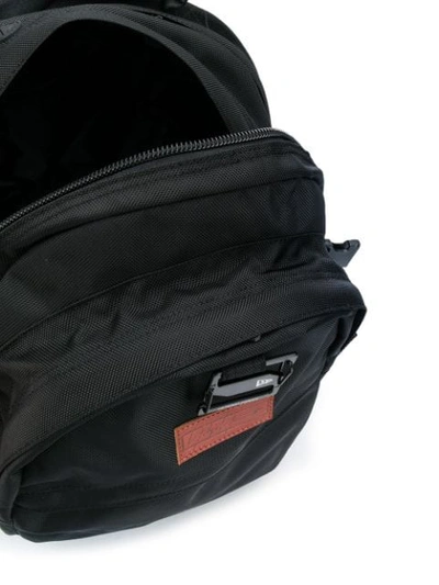 Shop Yohji Yamamoto Logo Patch Backpack In Black