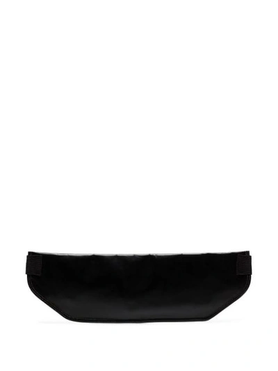 RICK OWENS BLACK MARSUPIO ZIPPER BELT BAG - 黑色