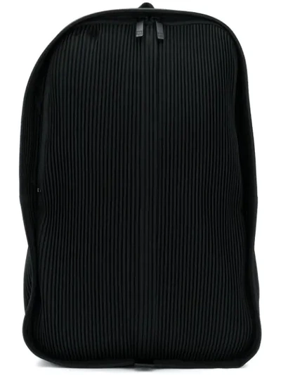 Shop Issey Miyake Plisse Backpack In Black
