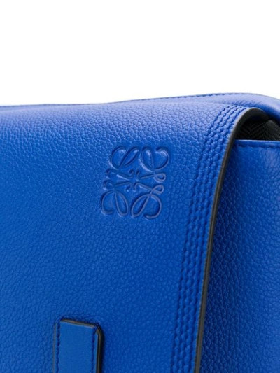 Shop Loewe Cross Body Satchel In Blue