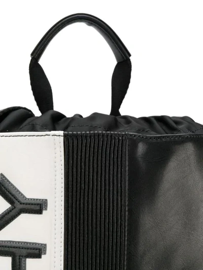 Shop Givenchy Mc3 Drawstring Backpack In Black