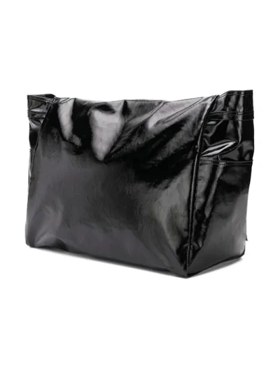 Shop Valentino Maxi  Garavani Vltn Messenger Bag In Black