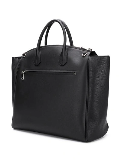 Shop Bally Large Tote Bag In Black