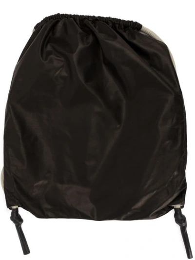 Shop Rick Owens Drawstring Backpack In Black