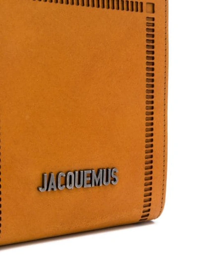 Shop Jacquemus Le Gadjo Mini Bag In Brown