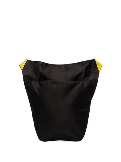 Shop Off-white Logo-strap Cross Body Bag In Black