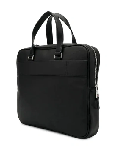 Shop Tommy Hilfiger Woven Laptop Bag In 002 Black