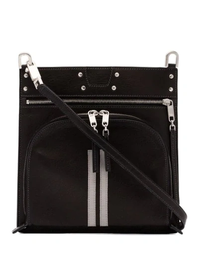 Shop Rick Owens Moon Pocket Crossbody Bag In Black