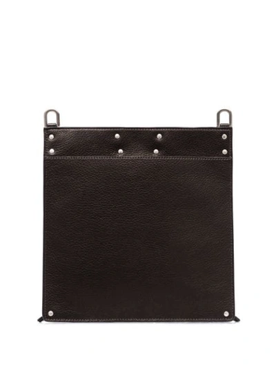 Shop Rick Owens Moon Pocket Crossbody Bag In Black