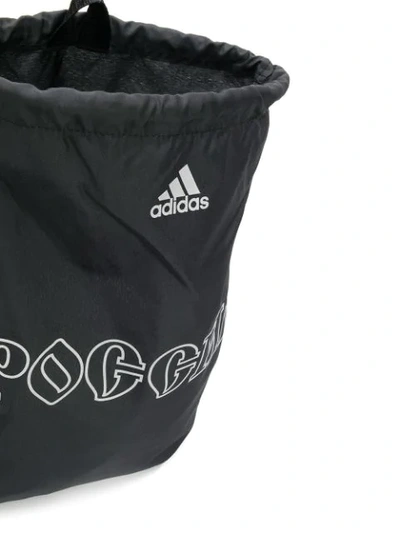 Shop Gosha Rubchinskiy X Adidas Drawstring Backpack In Black