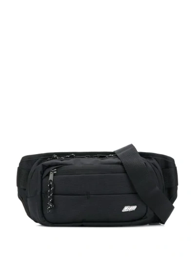 Shop Msgm Logo Patch Belt Bag In Black
