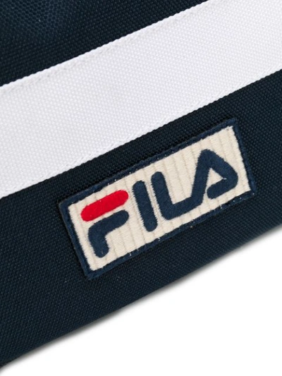 Shop Fila Logo Belt Bag In Blue