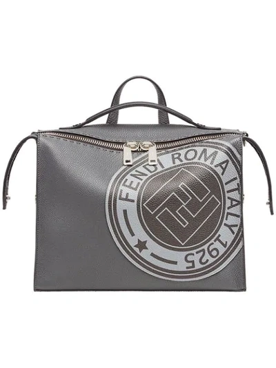 Logo Print Lui Bag In Grey