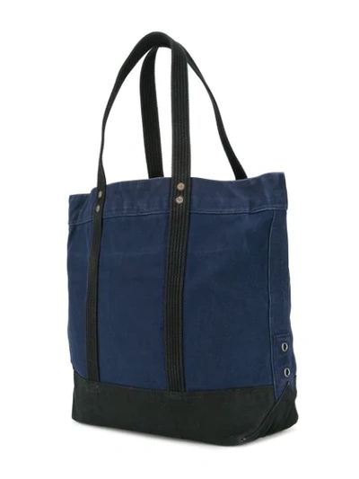 Shop Polo Ralph Lauren Big Pony Tote Bag In Blue