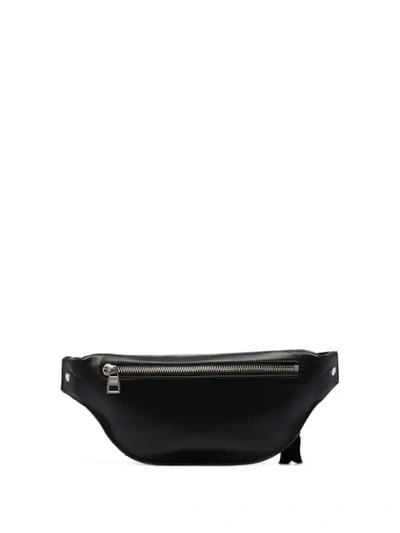 Shop Alexander Mcqueen Logo Crossbody Bag In Black