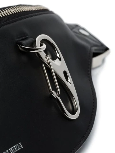 Shop Alexander Mcqueen Logo Crossbody Bag In Black