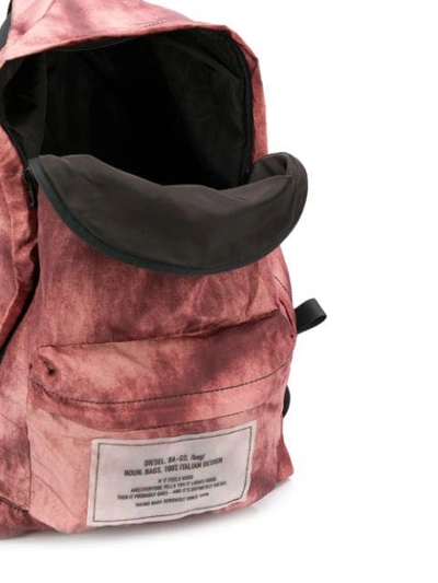 Shop Diesel Denim Packable Backpack In Brown