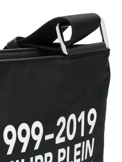 Shop Philipp Plein Skull Print Shoulder Bag In Black