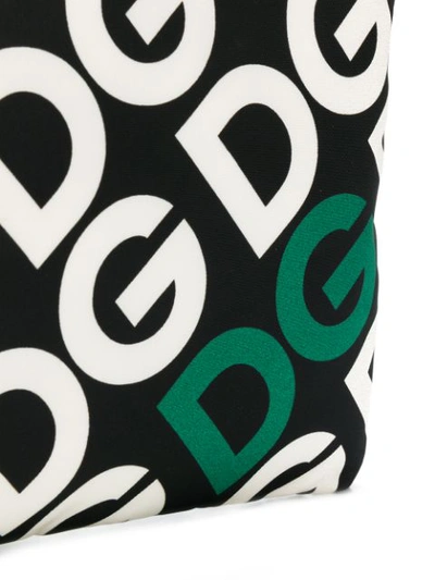 Shop Dolce & Gabbana Dg Mania Print Pouch In Black
