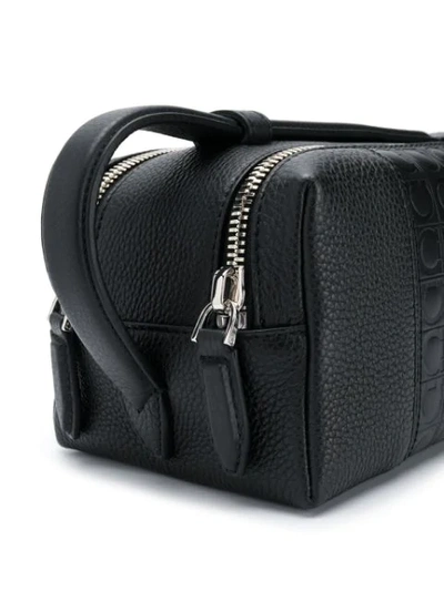 Shop Ferragamo Firenze Glam Clutch In Black