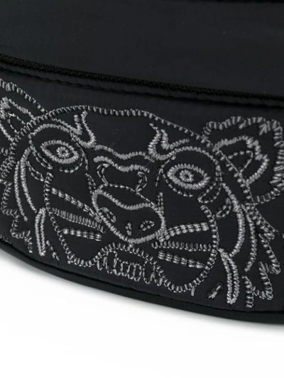 Shop Kenzo Tiger Embroidery Belt Bag In Black