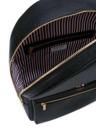 Shop Thom Browne Large Round Top Backpack In Black