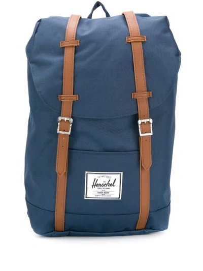 Shop Herschel Supply Co Retreat Contrasting Strap Backpack In 00007
