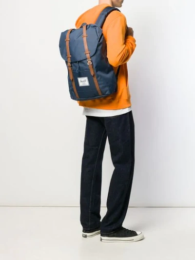 Shop Herschel Supply Co Retreat Contrasting Strap Backpack In 00007