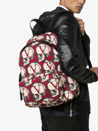 Shop Valentino X Undercover Backpack In Red