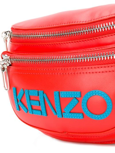 Shop Kenzo Gürteltasche Mit Logo In Red
