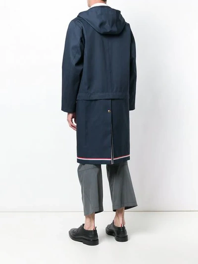 THOM BROWNE THOM B DTCHBL HDDED PARKA NVY - 蓝色