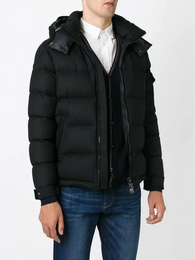 Shop Moncler 'montgenevre' Padded Jacket In 999 Black