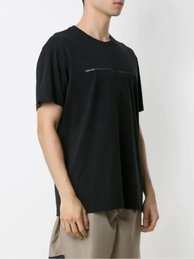 Osklen Ipanema Print T-shirt In Black