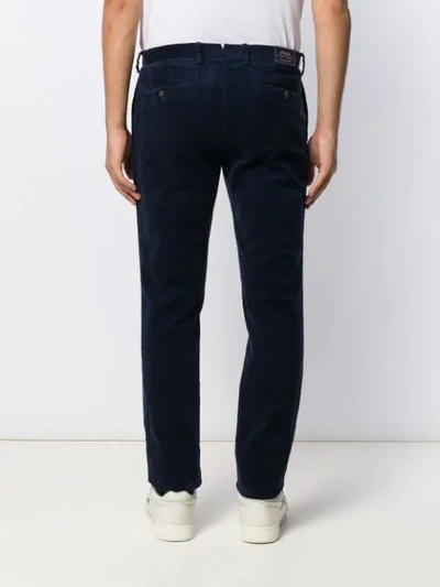 Shop Polo Ralph Lauren Corduroy Chino Pants In Blue