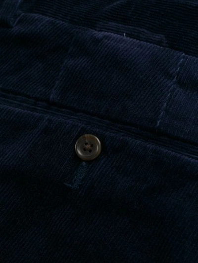 Shop Polo Ralph Lauren Corduroy Chino Pants In Blue