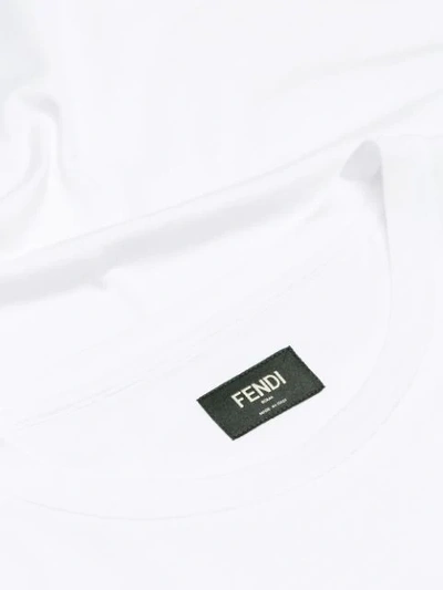 Shop Fendi Graphic Print T In White