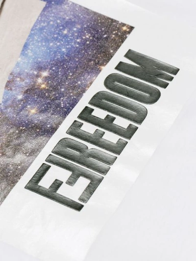 Shop Fendi Graphic Print T In White