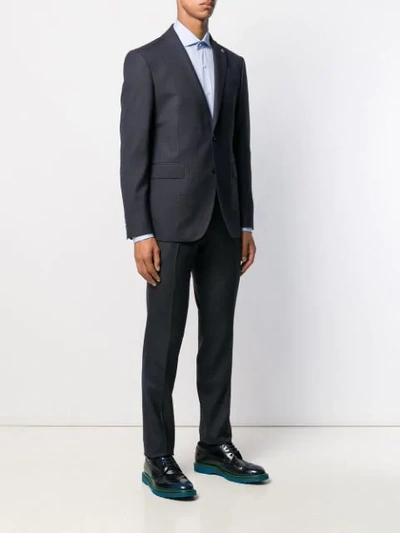 Tagliatore Two-piece Single-breasted Suit In Blue