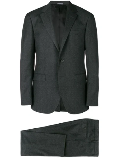 Shop Lanvin Classic Two-piece Suit - Grey