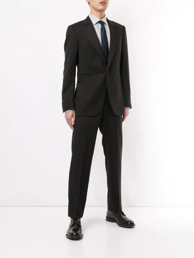 Shop Ermenegildo Zegna Formal Two Piece Suit In Black