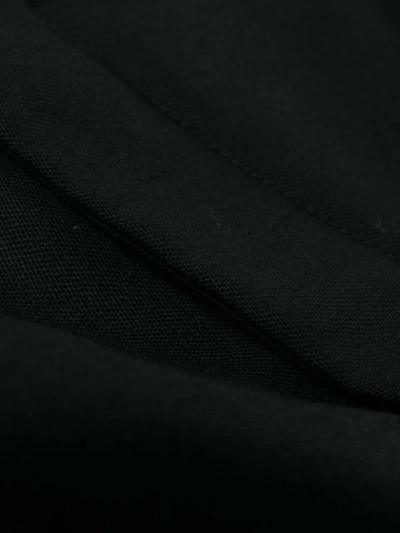 Shop Saint Laurent Roll-up Hem Tailored Trousers In Black