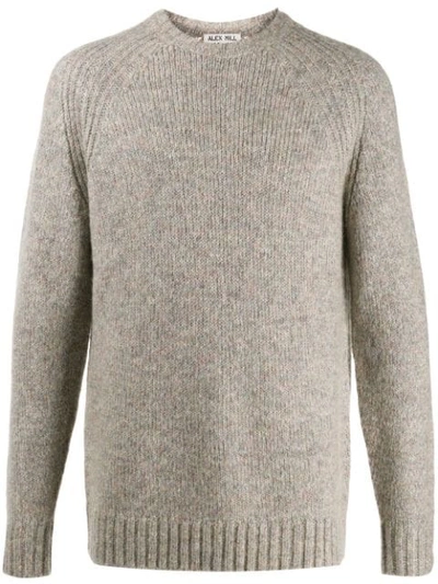 ALEX MILL LONG SLEEVE KNIT JUMPER - 灰色